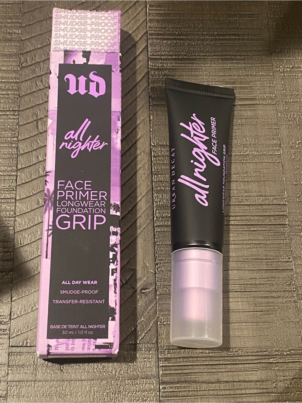 urban decay all righter face primer longwear foundation grip 1 oz/30 ml